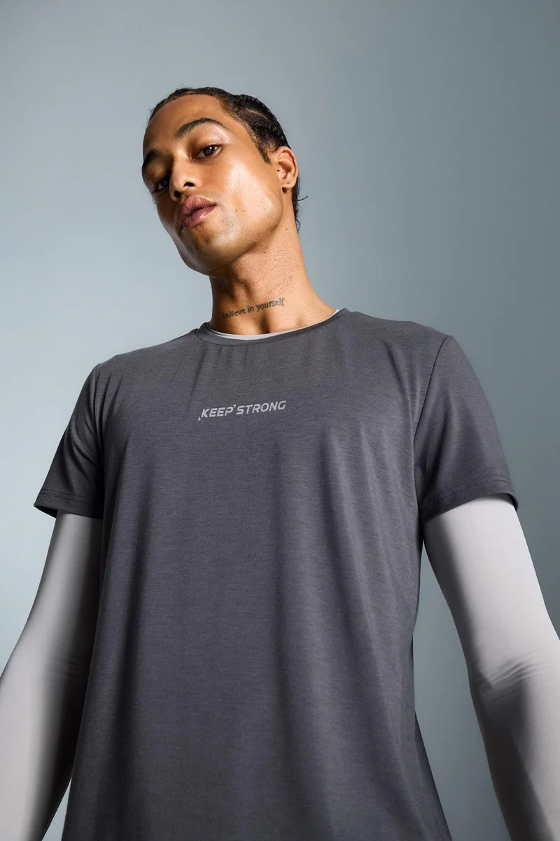 DeFacto DeFactoFit Slim Fit Sports Short Sleeve T-Shirt