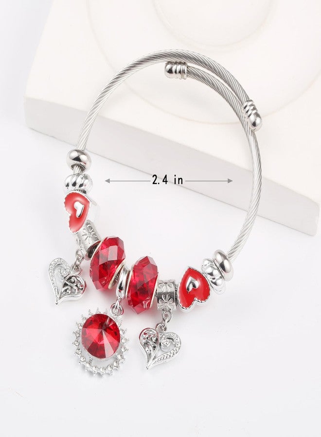 Weebee Charm Bracelet, Adjustable Stainless Steel Bracelet, Fashion Anime Cartoon Accessories for Ladies Women Girls Friendship Wife Birthday Gift - Image 2