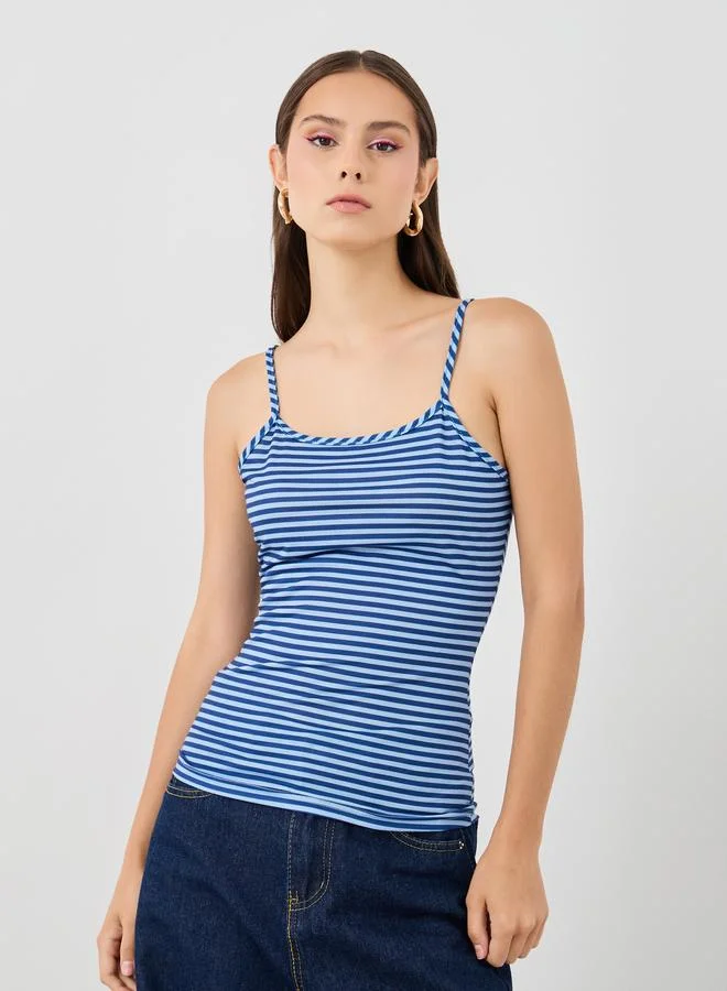 Take Two Take Two Striped Strappy Top