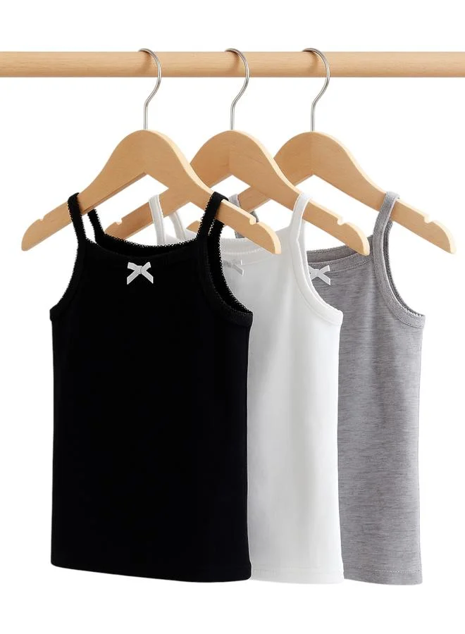 victor and jane Victor And Jane Pack of 3 - Girls Cotton Camisoles