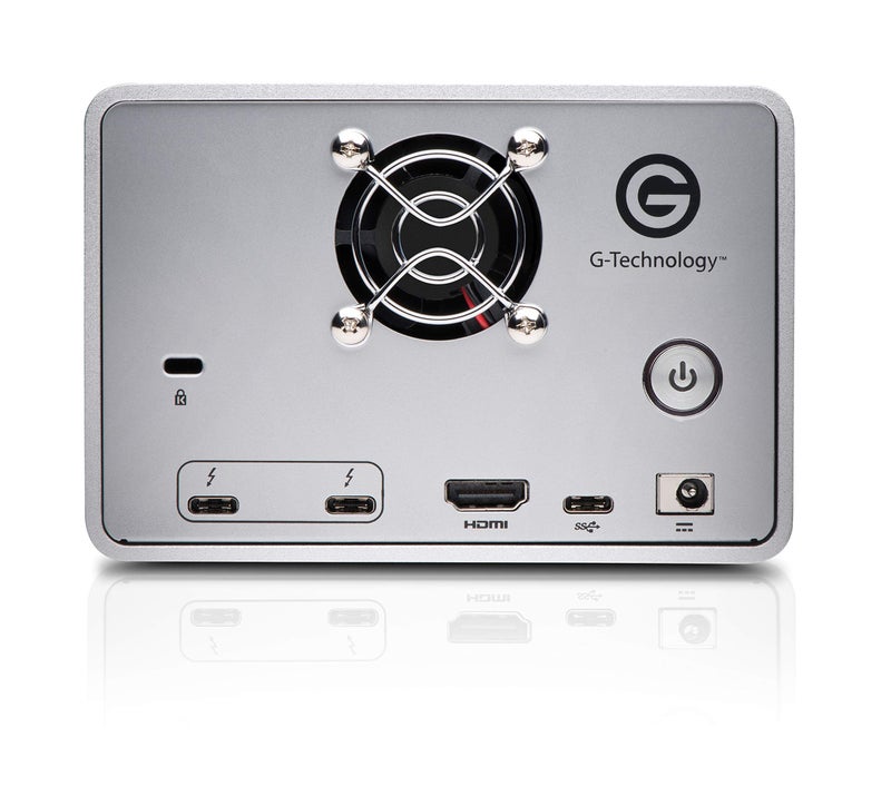 G-Technology 12TB G-RAID with Thunderbolt 3, USB-C (USB 3.1 Gen 2), and HDMI, Removable Dual Drive Storage System, Silver - 0G05753-1 - Image 5
