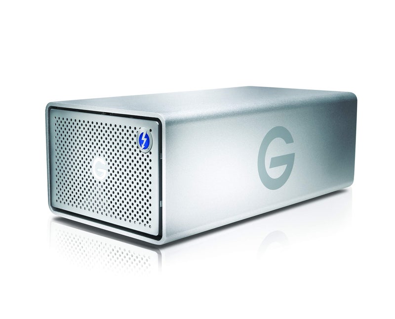 G-Technology 12TB G-RAID with Thunderbolt 3, USB-C (USB 3.1 Gen 2), and HDMI, Removable Dual Drive Storage System, Silver - 0G05753-1 - Image 1