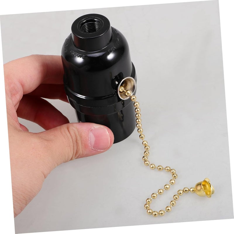 Antique Pull Chain Lamp Socket Lamp Holder Pull Chain Light Fixture for Wall Light - Image 4