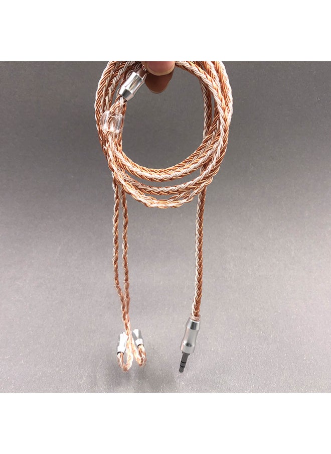 ماركة غير محددة سماعة أذن مطلية بالفضة ذات 16 حبلا ترقية Mmcx/2pin 0.78/0.75/ie400/a2dc/2.5/4.4-اللون: Type-c 31993 Plug + 20 Yuan-Length: Senhai Ie40.50 Series Pins  - Image 2