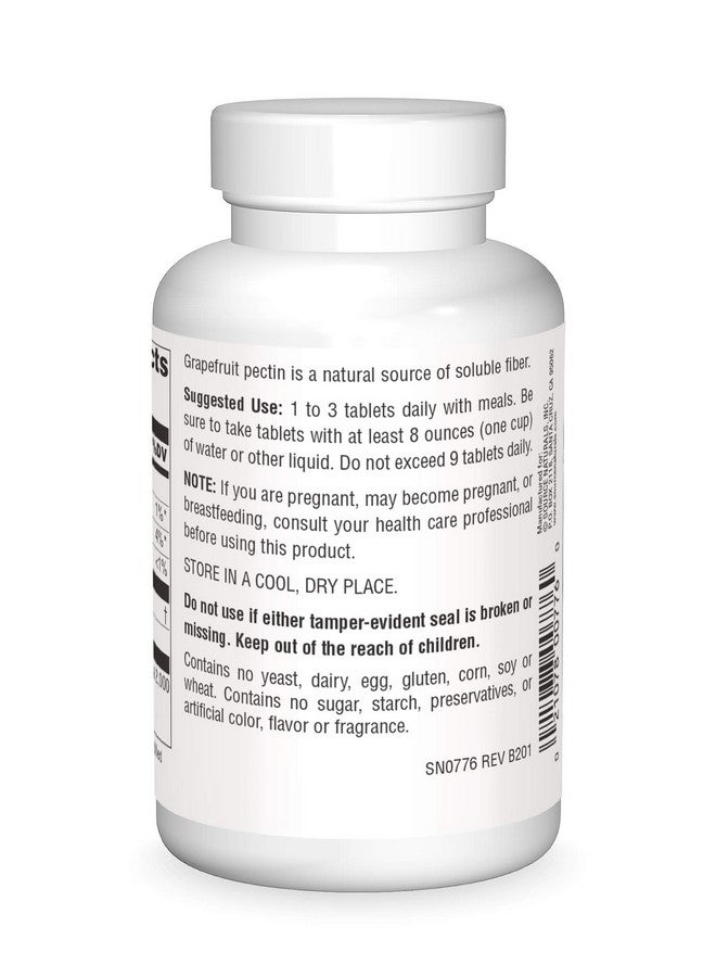 Source Naturals Grapefruit Pectin Soluble Fiber 1000 Mg Dietary Supplement 120 Tablets - Image 3
