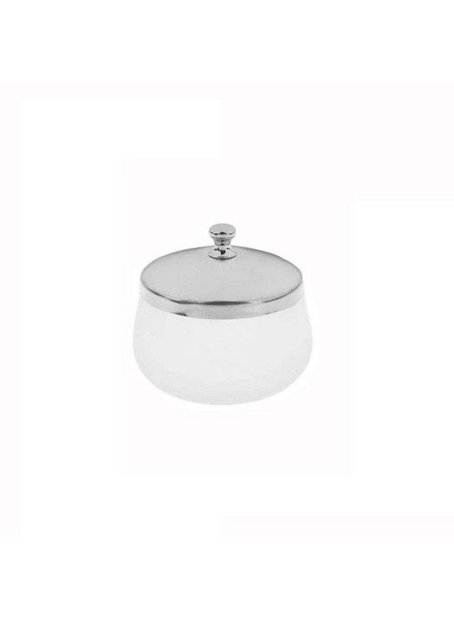 glasstore Frosted Glass Dappen Dish Cup Acrylic Liquid Powder Container Nail Art Tools With Lid Nail Crystal Bowl Holder  - Image 1