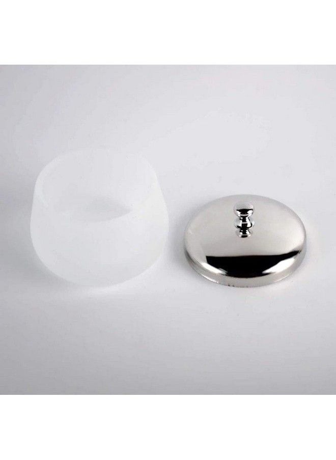 glasstore Frosted Glass Dappen Dish Cup Acrylic Liquid Powder Container Nail Art Tools With Lid Nail Crystal Bowl Holder  - Image 3