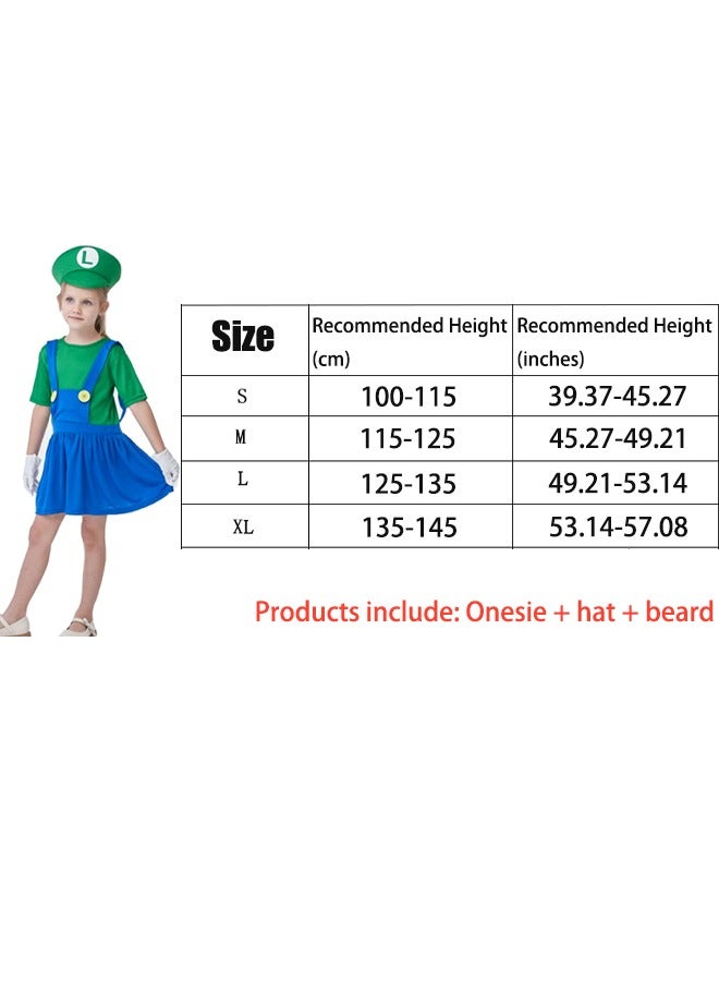 Little Boys Super Role Play Jumpsuit with Hat and Beard Children's Holiday Party Costume Dress up Costume Dress Cosplay - Image 2