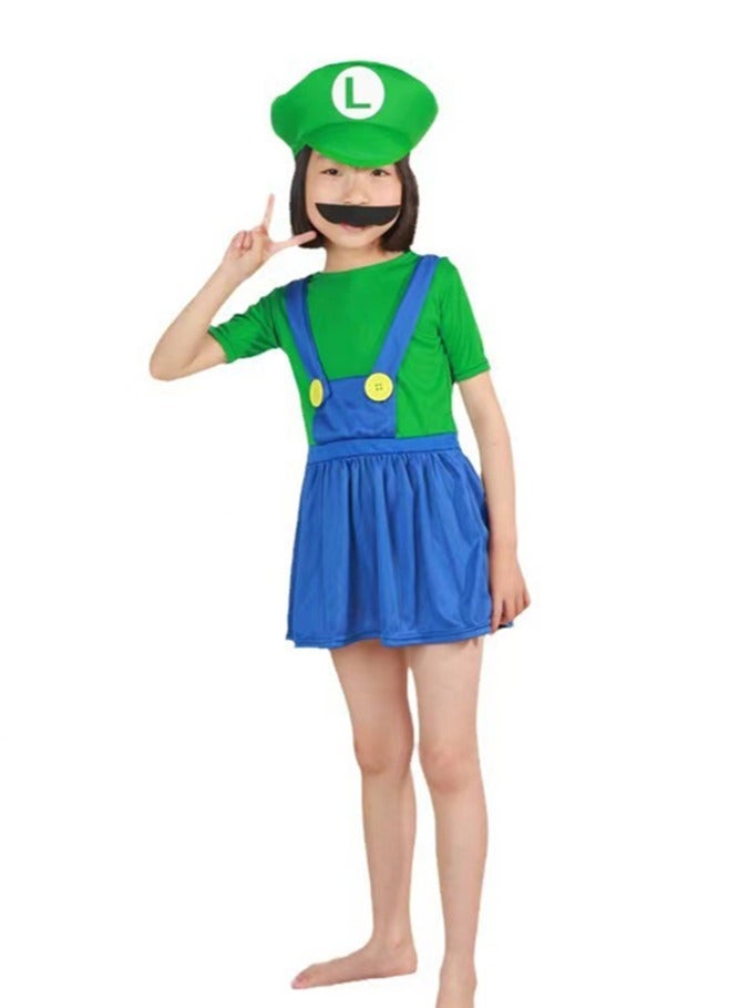 Little Boys Super Role Play Jumpsuit with Hat and Beard Children's Holiday Party Costume Dress up Costume Dress Cosplay - Image 4