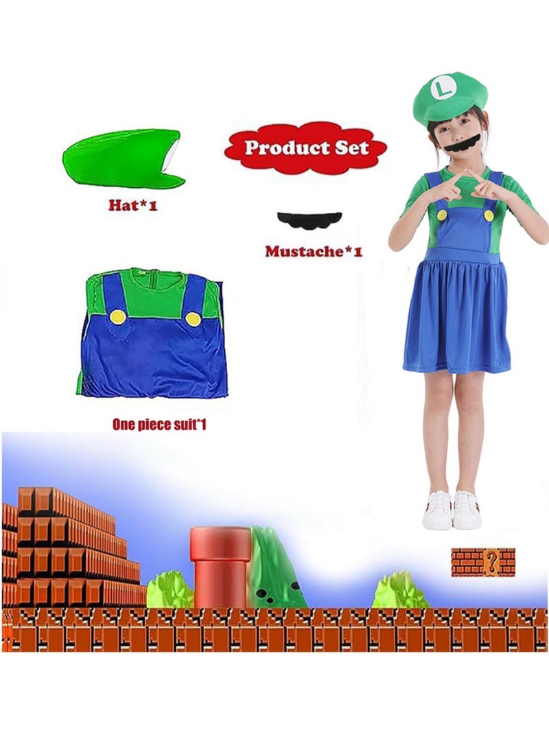 Little Boys Super Role Play Jumpsuit with Hat and Beard Children's Holiday Party Costume Dress up Costume Dress Cosplay - Image 3