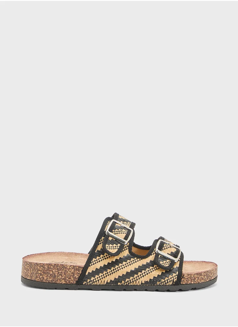 Pink Step Ladies Casual Flat Sandal