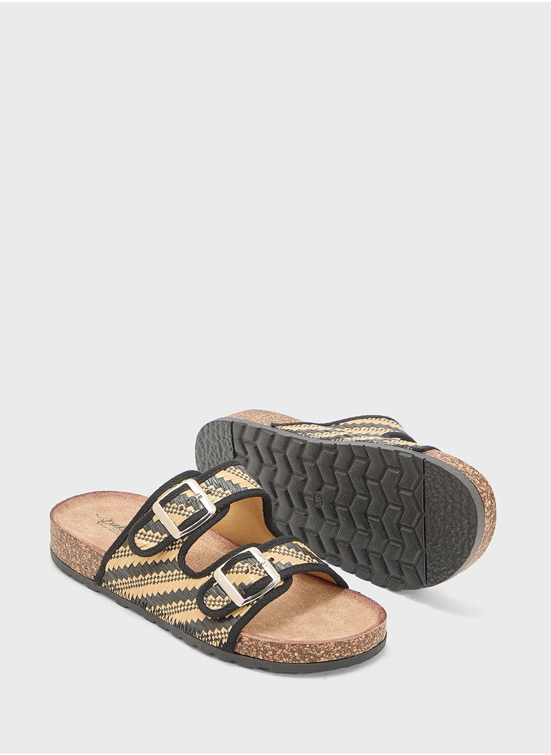 Pink Step Ladies Casual Flat Sandal  - Image 3
