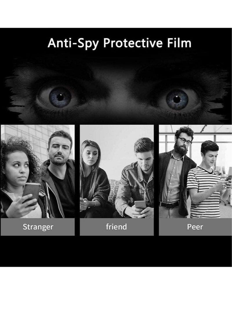 Raxoom Samsung Galaxy A13 4G Privacy Glass Screen Protector Anti-Spy Tempered Glass Film 9H Hardness Scratch Resistant Bubble Free Glass Screen Protector - Image 5
