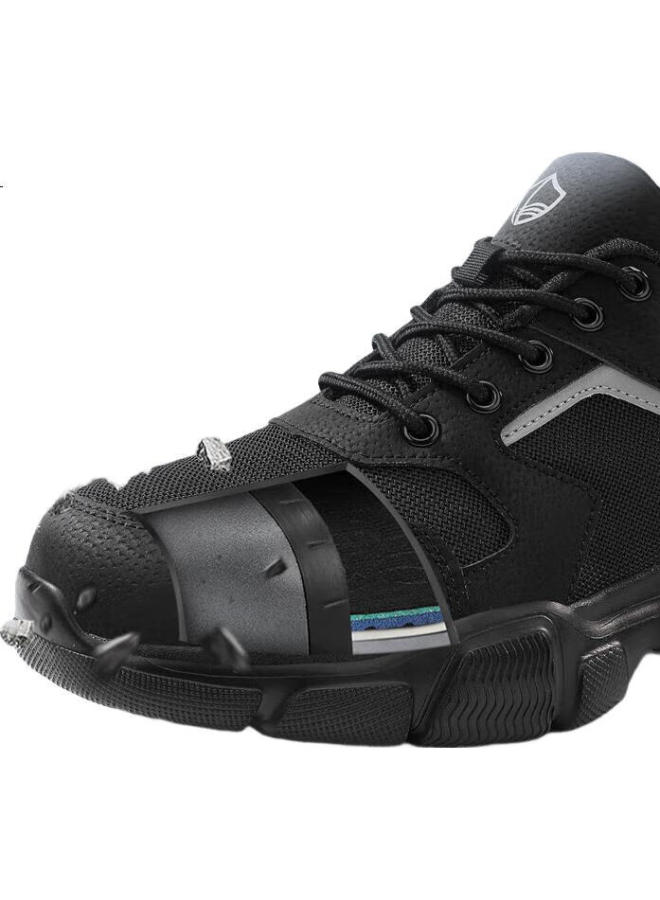 Blue Gull Shield Blue Seagull Shield Labor Protection Shoes Men Summer Breathable Lightweight Soft Bottom Steel Toe Anti-Smashing Anti-Piercing Work Site Shoes D232Fbk 45 - Image 1