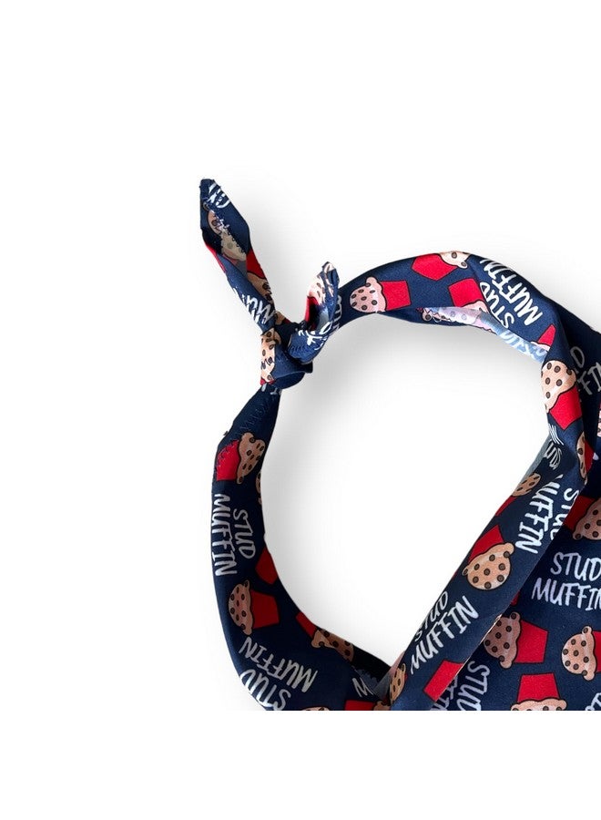 W Brings Stud Muffin Bandana For Dogs | This Stunning Gorgeous Design Dog Bandana Scarf Is Perfect Styling Accessory For Dogs Large, Medium & Small. One Size Fits All. - Image 4