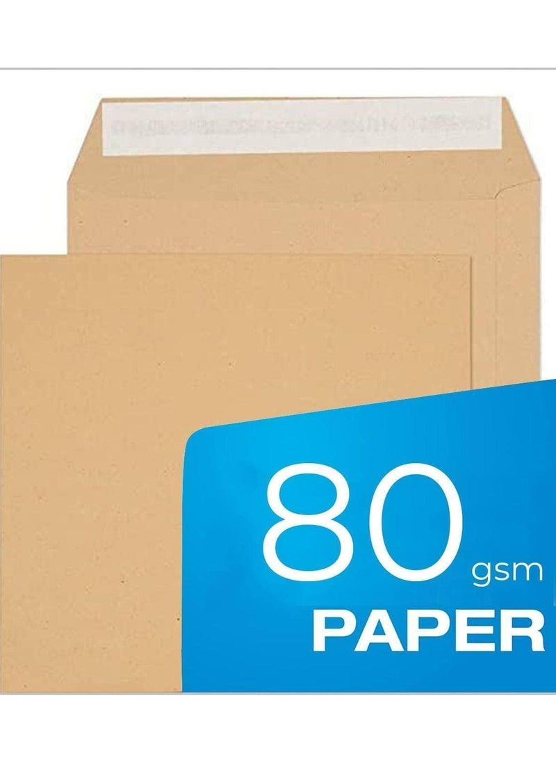 A3 Brown Envelopes, 410 x 310 mm, Self Sealing Mailing Envelope for Posting mailing Home Office and Ecommerce, pack of 50