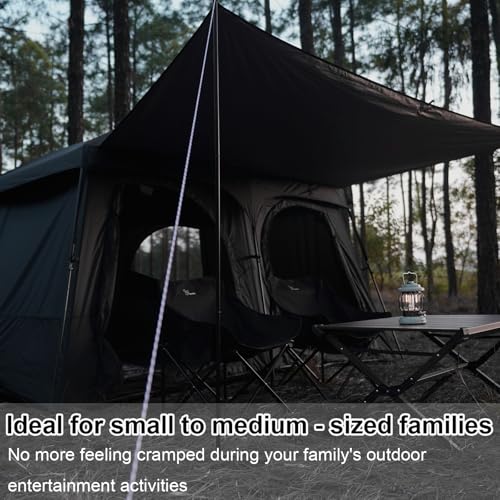 Vidalido Tents，6-8 Person Camping Tent with Extended Vestibule，2 Room Weather Resistant Family Tents，Easy Install Waterproof Outdoor Tent for Backpacking and Camping Hiking - Image 5