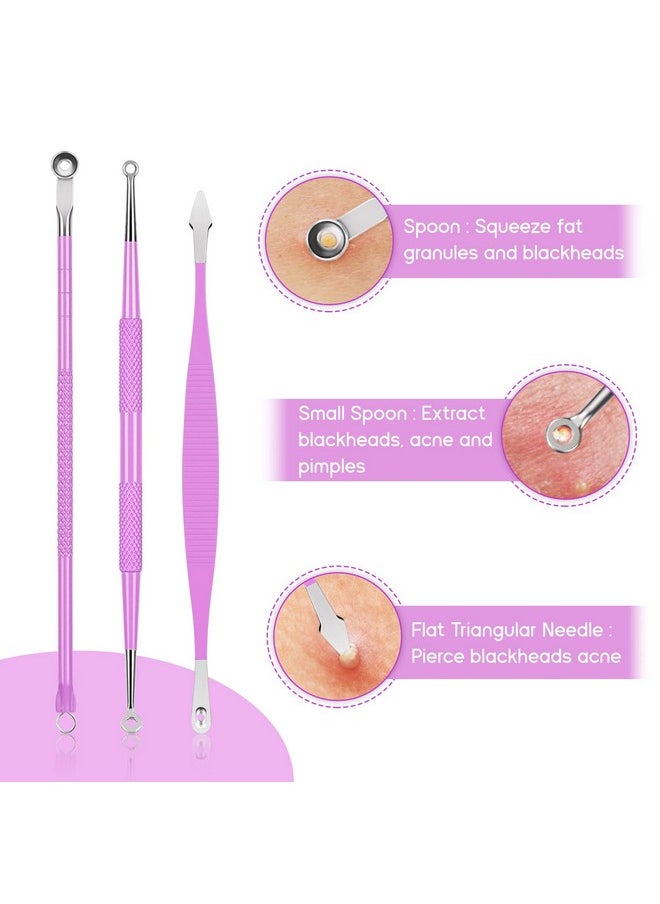 MORGLES - Blackhead Remover Tools Morgles 15Pcs Pimple Popper Tool Kit Professional Stainless Comedone Pimple Extractor Tool For Blackhead Blemish Zit Removing With Metal Case - Image 1
