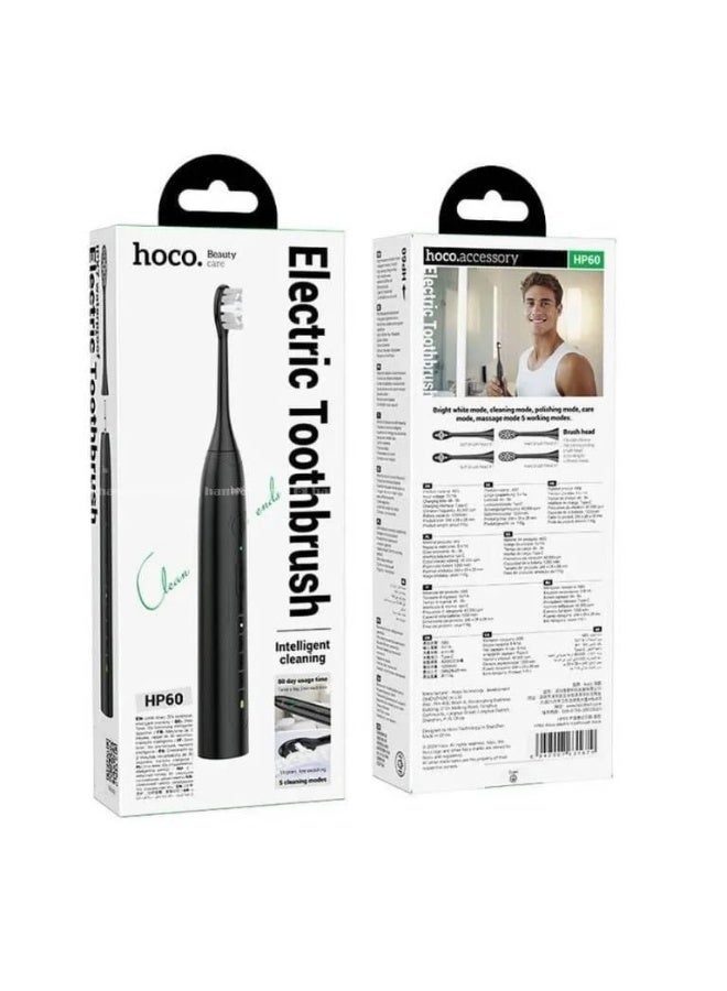 HOCO HP60 Advanced Sonic Technology Electric Toothbrush with Intelligent Multi-Cleaning Modes - Image 3