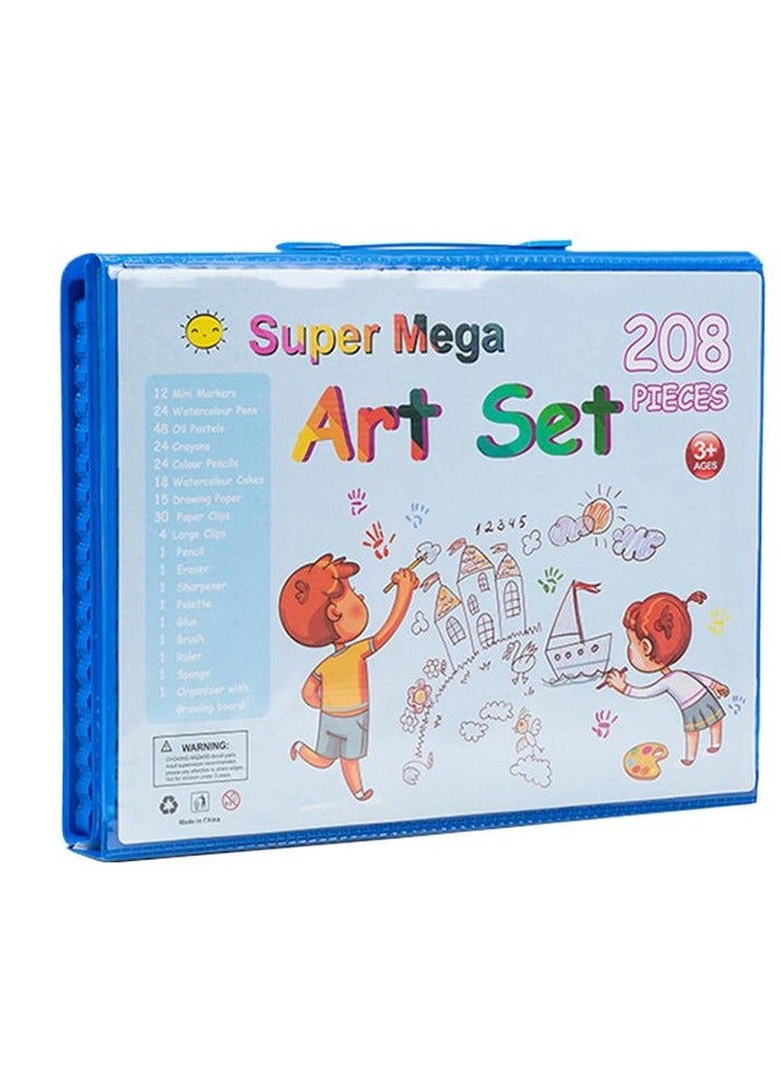 208 Color Art Set for Kids - Image 1