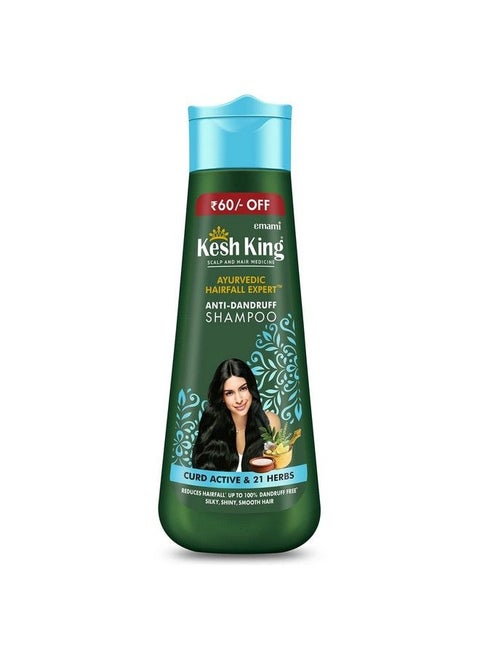 Ayurvedic Antidandruff Shampoo Up To 100% Dandruff Free Reduces Hair Fall 21 Natural Ingredients With The Goodness Of Curd Lemon And Neem For Unisex 340Ml