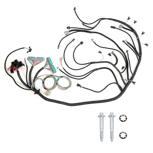 Gledewen Standalone Wiring Harness 4L60E DBW GreenBlue PCM Compatible with 19972004 GM LS1 Vortec Engine 48 53 60 L LS Swap Engine Harness Stand Alone Wire Harness Drive by Wire Throttle Body - Image 1