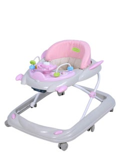Rally Multi-function Baby Walker, Toddler, Feeding Chair, Anti-rollover, Foldable for 6-18 Months with Music  - Image 1