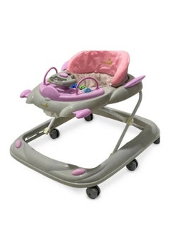 Rally Multi-function Baby Walker, Toddler, Feeding Chair, Anti-rollover, Foldable for 6-18 Months with Music  - Image 2