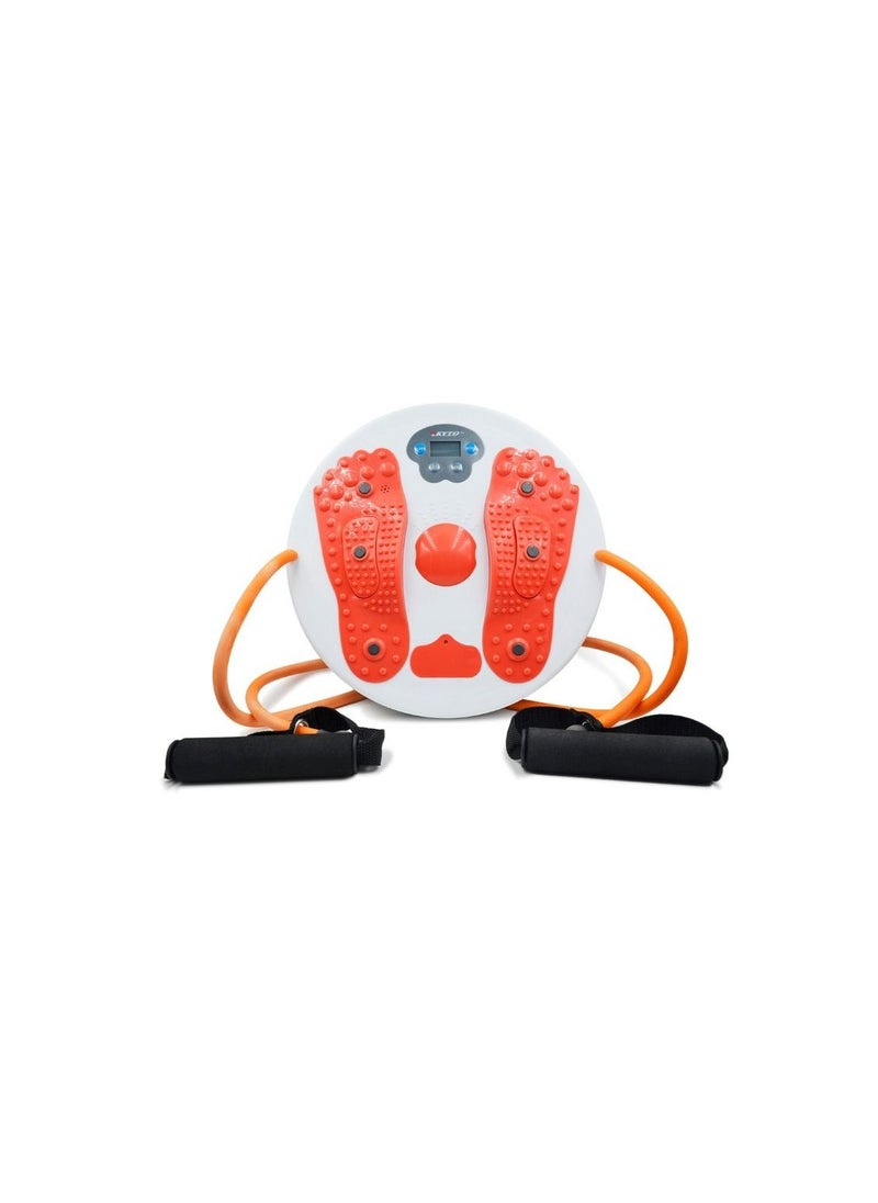 Generic - Digital LCD Waist Trimmer Foot Massage Waist Twister Simply Fit Board with Latex Pull Rope Exercise Arms Twister Exercise Balance Board Twist Board Waist Twisting Disc - Image 1