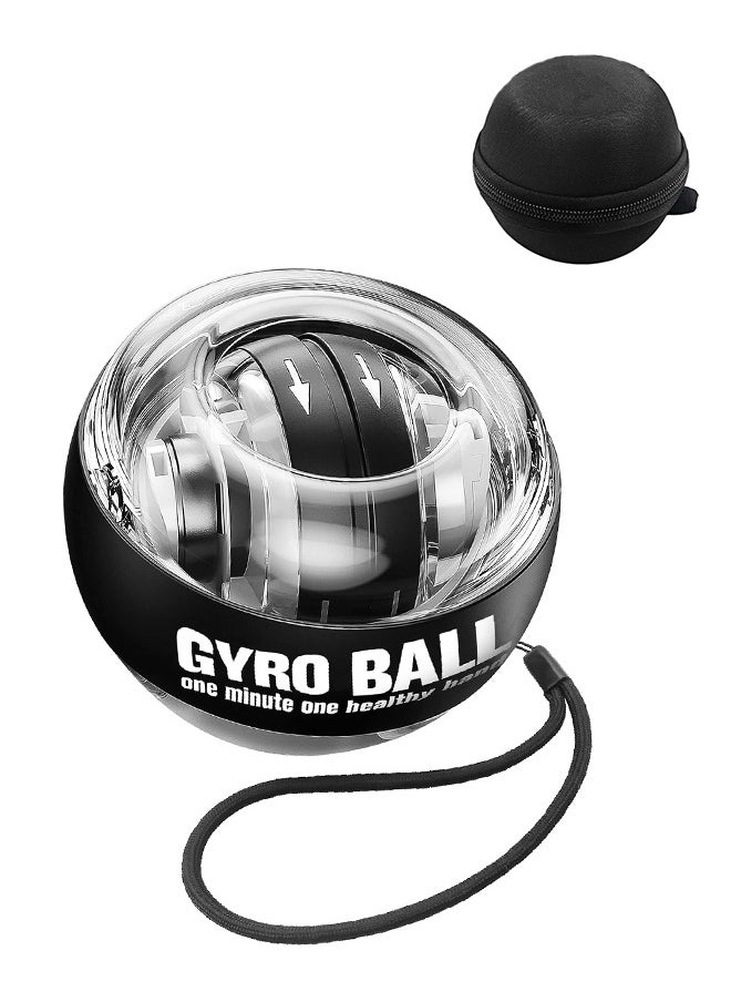 Polish'D Auto Start Wrist Power Gyro Ball, Wrist Strengthener Forearm Arm Exerciser, Muscle Trainer Bones Fingers Workout Toy Spinner for Wrist Exercis  - Image 1
