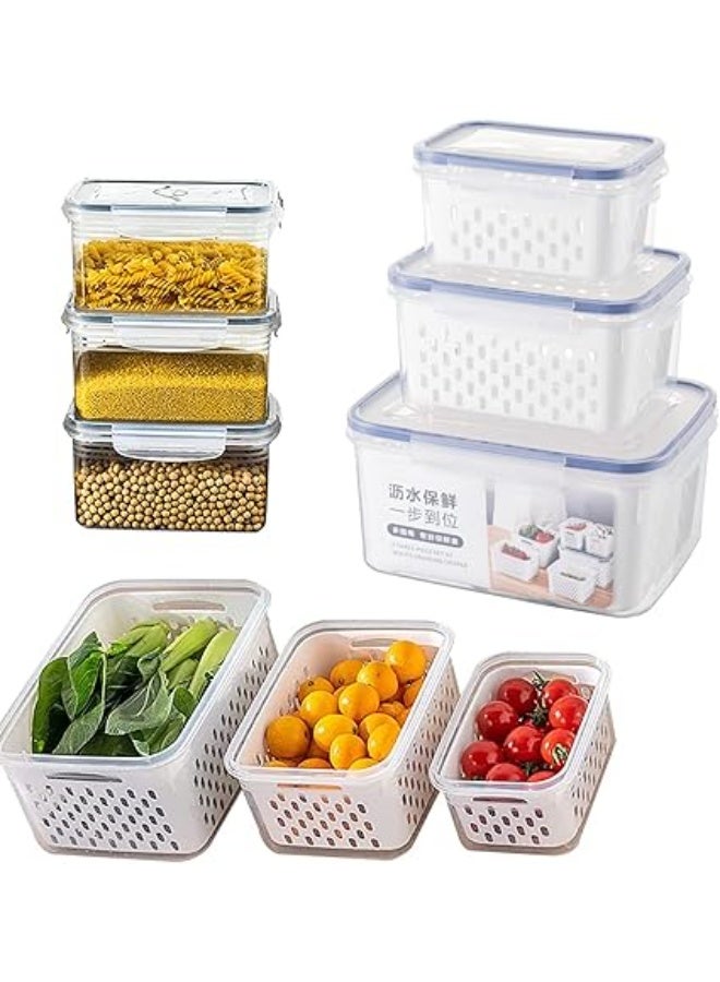 3-Piece Refrigerator Storage Container Set – Safe & Organized Food Storage - Image 1