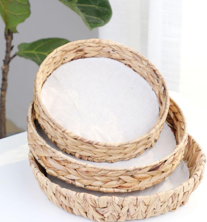 Medium weight SHERCHPRY Pastoral Style Small round Woven Fruit and Snack Storage Basket, Rustic Kitchen Bread Tray for Home Organization and Picnic Use Multi-budget available picks Cross-location transit friendly build Scheduled warehouse deliver Hanging space save Easy hand assemble compatible Repeated detach compatible build Space saving design picks Strategic warehouse site Medium weight Budget friendly trendy design All-item matching trendy build Global versatile design Cost effective global grade quality Practical build Global easy assemble picks Multi-hub shipment dispatch Light sturdy raw material Multi stock guarantee supply Global upgraded practical design Fault optimized construction Trendy varied sizing alternatives Full village delivery cover Light precision processed material Multi-use detailed build - Image 4