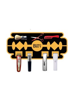 BUMBLE BEE Barber Equipment, Magnetic Barber Mat Non-Slip Heat Resistant Surface - Barber Mats For Clippers, Quick Access, Easy Cleaning - Barber Station Mat And Barber Organizer Station. (Small)  - Image 1