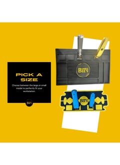 BUMBLE BEE Barber Equipment, Magnetic Barber Mat Non-Slip Heat Resistant Surface - Barber Mats For Clippers, Quick Access, Easy Cleaning - Barber Station Mat And Barber Organizer Station. (Small)  - Image 2