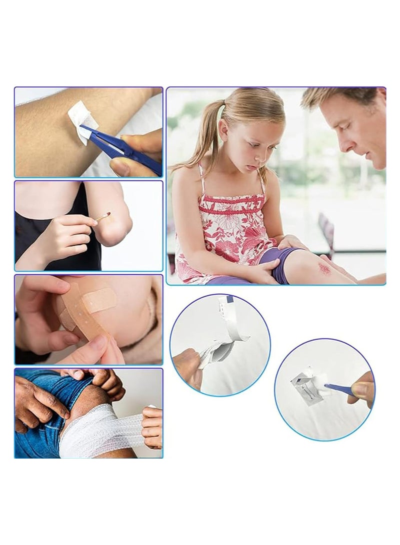 First Aid Kit, 276PCS Small First Aid Kit, Home Car Camping Hiking Emergency Supplies Small Compact Lovely Bag for School Outdoor, Basic Outdoor Essentials Survival Kit for Travel - Image 5