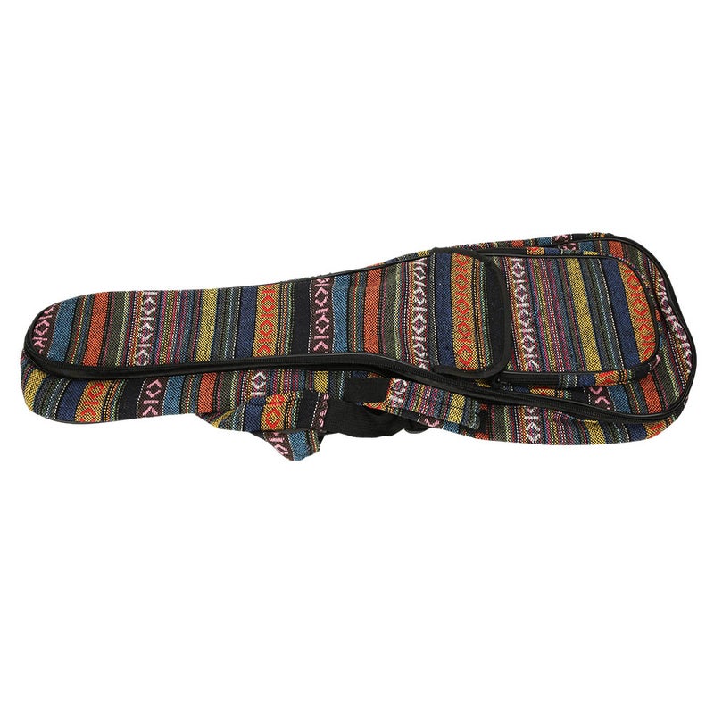 Ukulele Bag Ethnic Style 4‑String Guitar Double Shoulder Strap Case Built‑in Thicken Cotton - Image 3