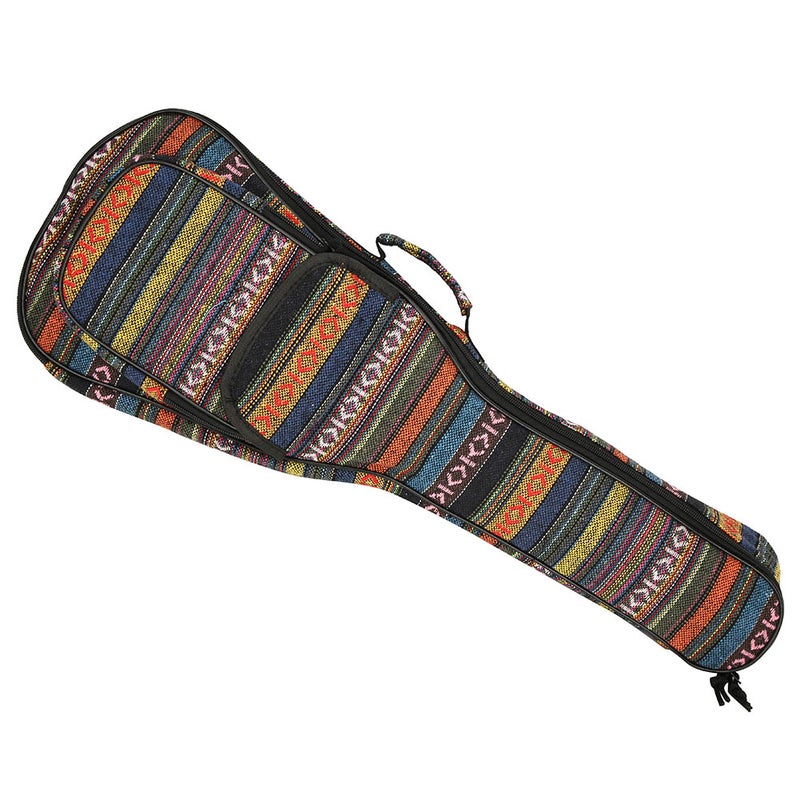 Ukulele Bag Ethnic Style 4‑String Guitar Double Shoulder Strap Case Built‑in Thicken Cotton - Image 2