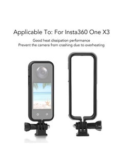 O Ozone Protective Frame | Sticky Lens Guard Set | Flexible Soft Film Screen Protector for Insta360 One X3 Accessories Kit Anti-Scratch Panoramic Action Camera Housing Cage Cover  - Image 2