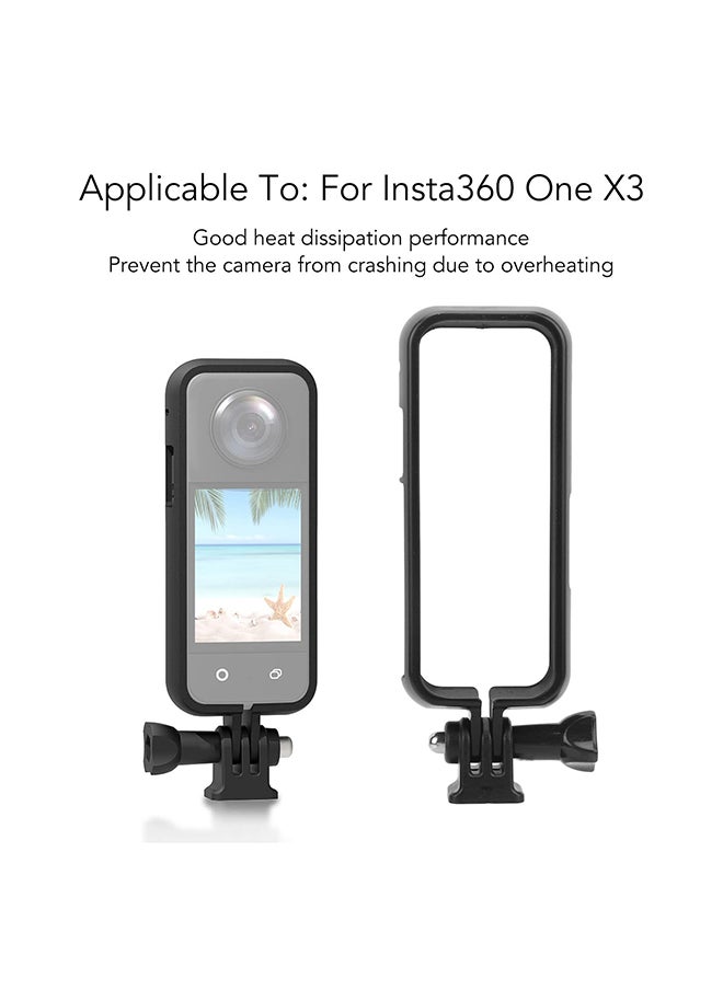 O Ozone - Protective Frame | Sticky Lens Guard Set | Flexible Soft Film Screen Protector for Insta360 One X3 Accessories Kit Anti-Scratch Panoramic Action Camera Housing Cage Cover - Image 1
