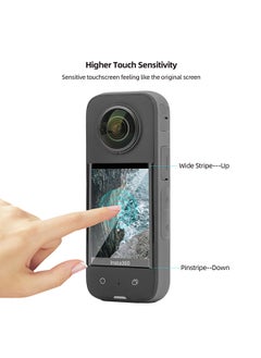 O Ozone Protective Frame | Sticky Lens Guard Set | Flexible Soft Film Screen Protector for Insta360 One X3 Accessories Kit Anti-Scratch Panoramic Action Camera Housing Cage Cover  - Image 5