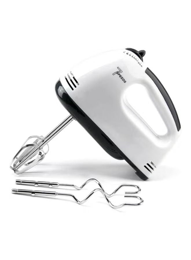 7 Gear Electric Egg Beater Automatic Hand Mixer Blender Plastics Rotating Push Whisk Cream Mixer Stirrer - Image 1
