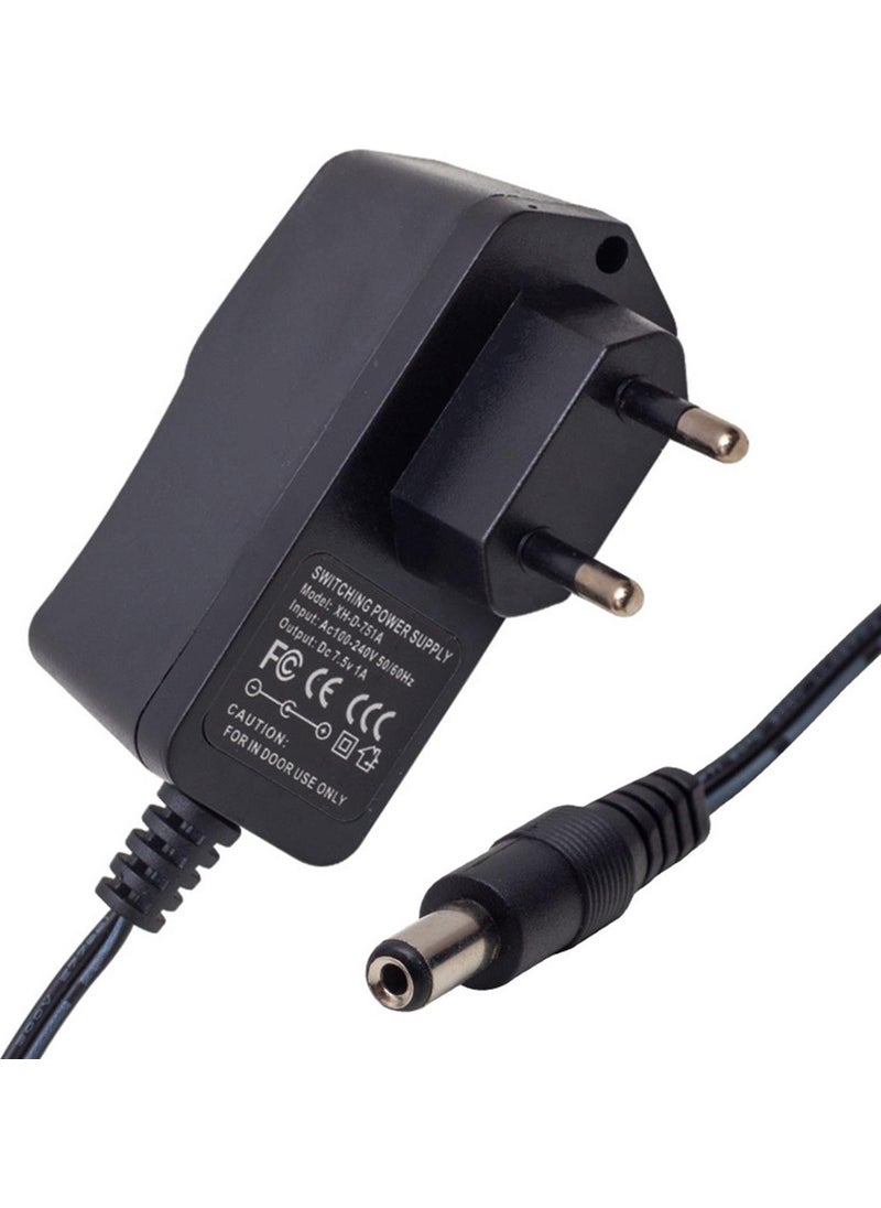 Powermaster - PM-8116 7.5 Volt - 1 Ampere Socket Type Adapter 5.5*2.5 Plug - Image 1