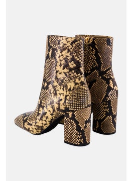 Michael Kors Women Medium Marcella Flex Zipper Closure Ankle Boot, Brown Combo  - Image 2
