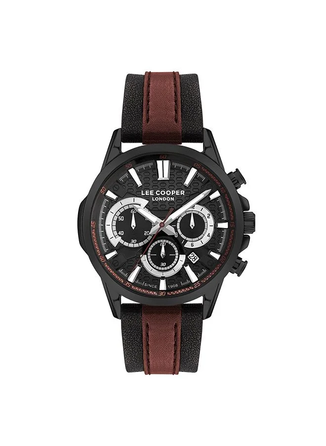 لي كوبر LEE COOPER LC07493.651 Men Multi Function Display Watch & Metal Strap Red