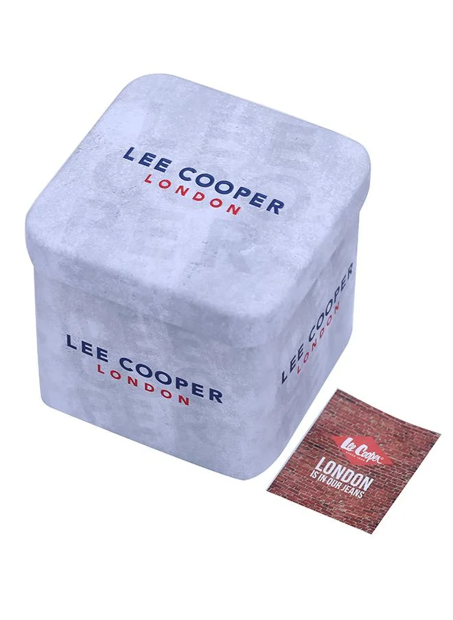 Lee Cooper LEE COOPER LC07493.651 Men Multi Function Display Watch & Metal Strap Red