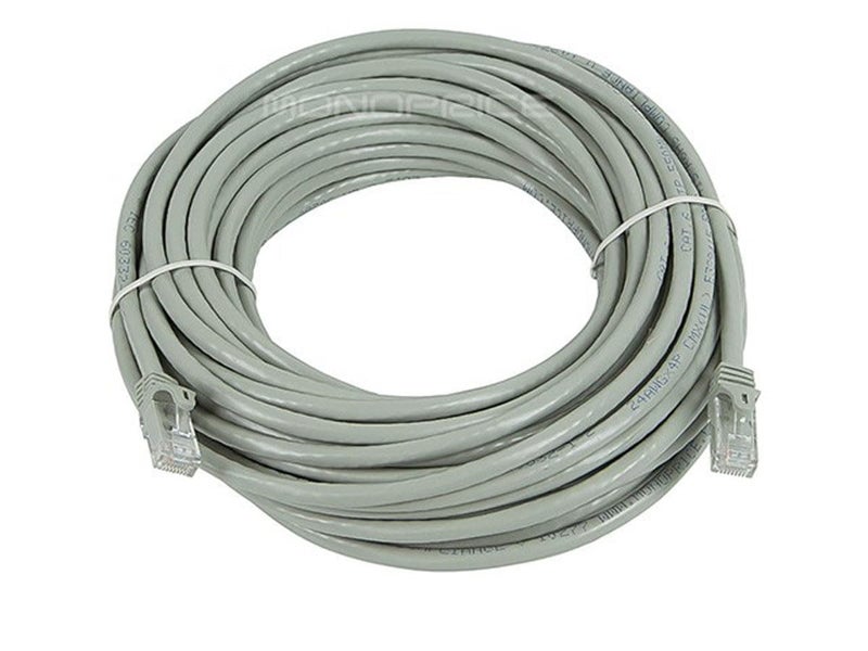 Monoprice Cat6 50ft Gray Patch Cable UTP 24AWG 550MHz Pure Bare Copper Snagless RJ45 Flexboot Series Ethernet Cable- Pack of 1 - Image 4