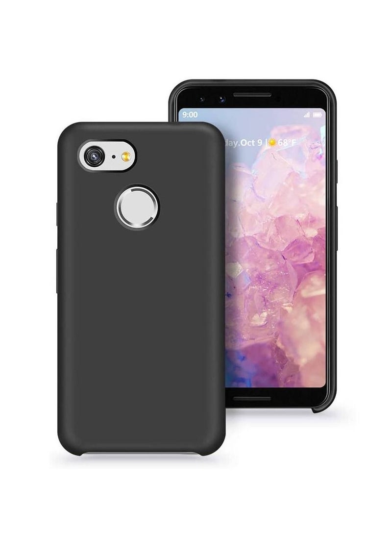 IAF Silicone Gel Rubber Soft Case Cover For Google Pixel 3 5.5 Inch Black - Image 1