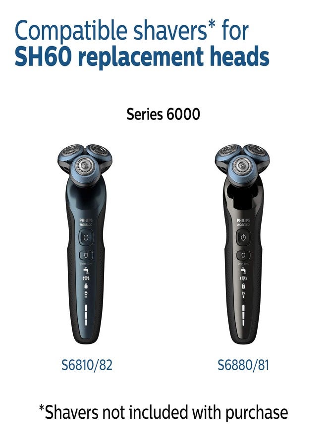 Norelco Philips Norelco Replacement Head For Series 6000 Shavers, Black, 1 Count - Image 3