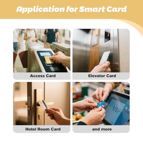 OSTENBIG 10-Pack Mi-fare Desfire EV3 NFC Cards (2K/4K/8K Options) - ISO/IEC 14443A Compliant - Image 4