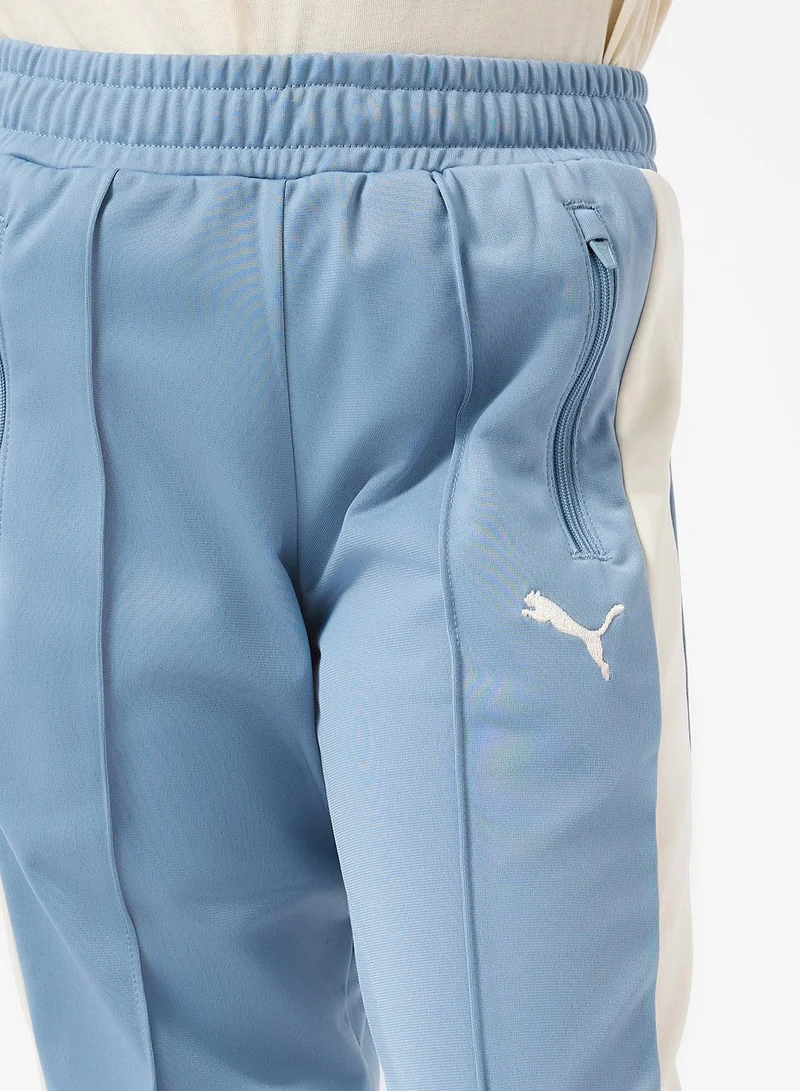 Puma light blue Kids T7 Always On Sweatpants for Women | Best Price UAE